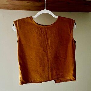 Cotton Flower Clothing Tara Top - Dark Mustard | NWOT